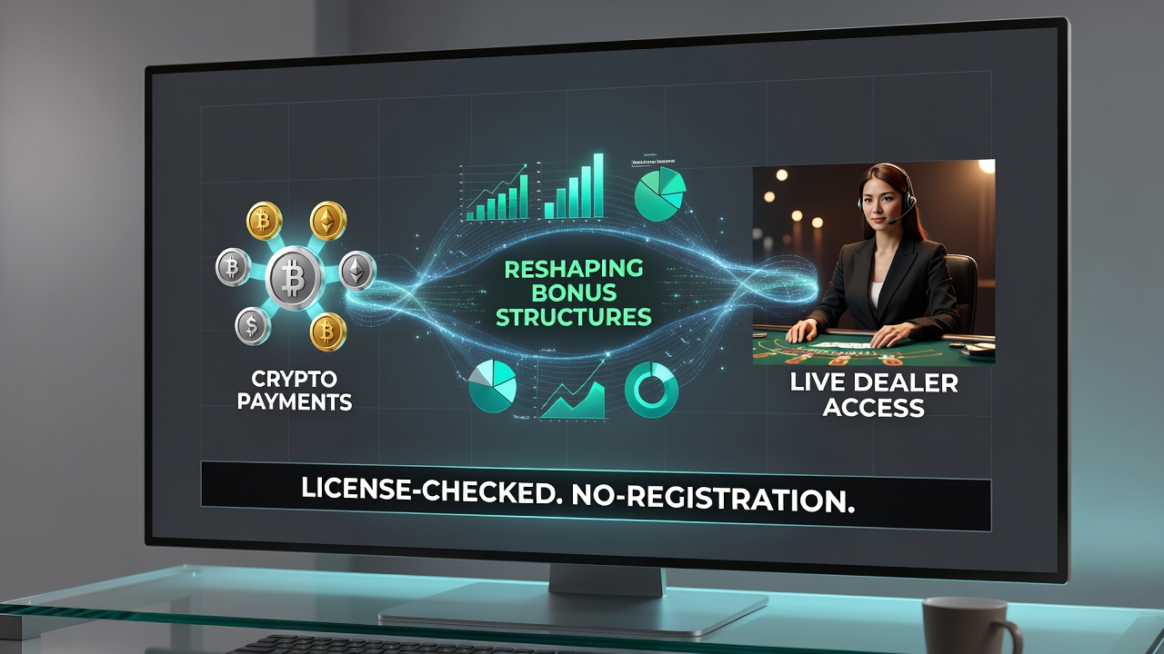Live dealer tafels die profiteren van crypto betalingen in no-registration slots