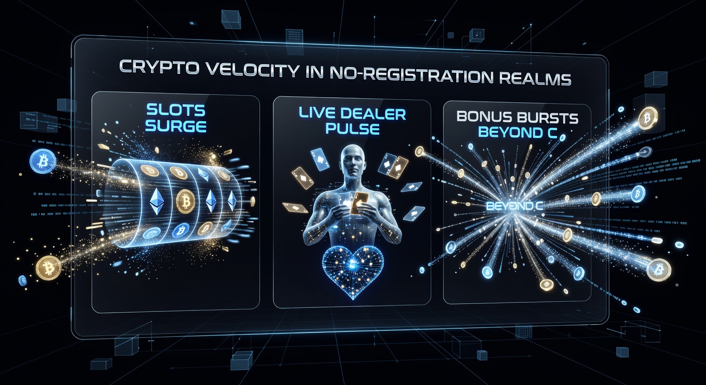 Visualisatie van bonussen en crypto-symbolen die exploderen naast live dealer tafels en slotmachines