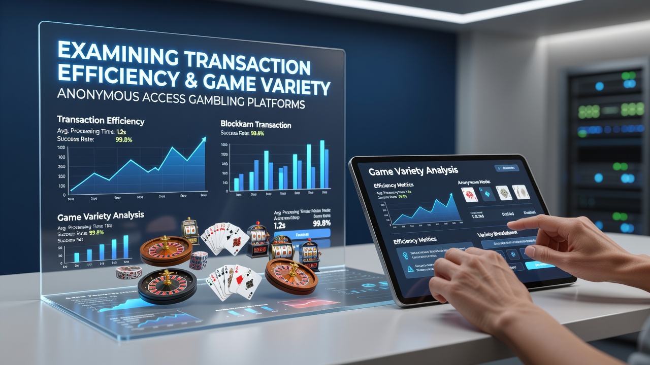 Overzicht van snelle crypto transacties en uitgebreide slotselecties op anonieme platforms