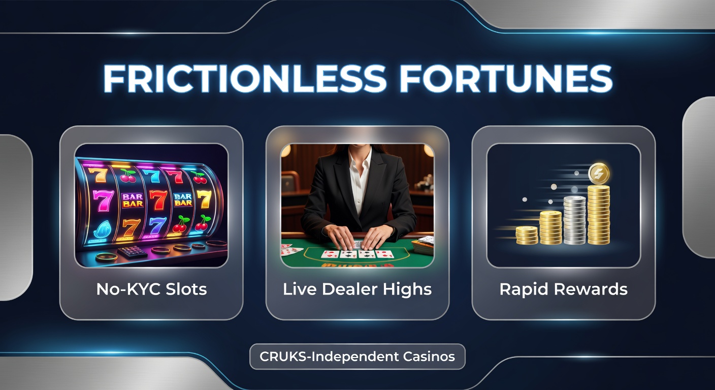 Spelers genieten van slots en live dealer tafels op een CRUKS-vrij casino platform, met crypto transacties op de achtergrond