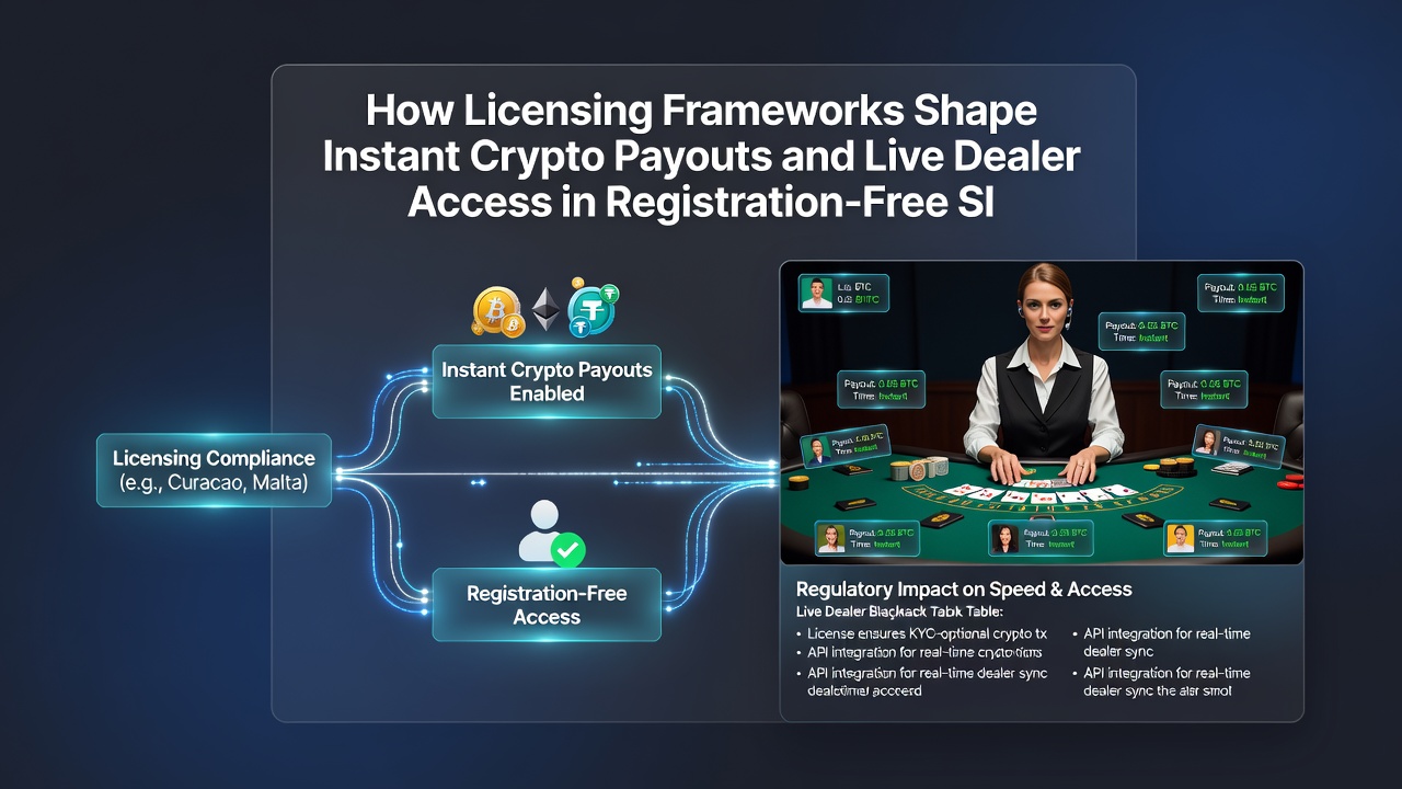 Live dealer interfaces en crypto-betalingssystemen in licentie-gestuurde slotplatforms