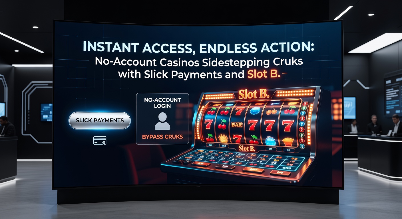 Grafiek met betalingsflows en bonusstructuren in no-account casinos, inclusief slots en promoties